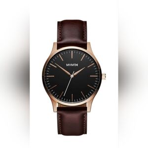 MVMT Men's 40 Series Brown Leather Watch